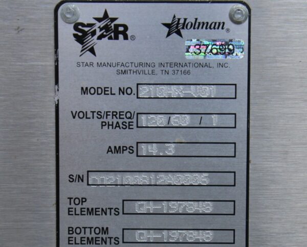 Holman 210HX-V01 Miniveyor Conveyor Oven