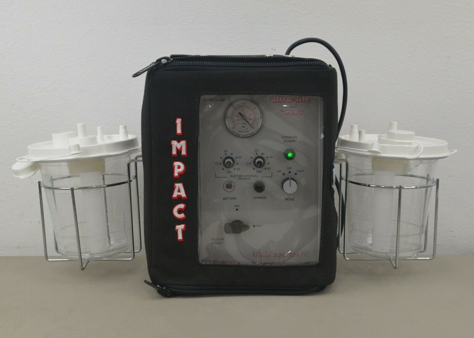 Impact Ultra-lite Series 326/326M Portable Suction System w/ Power Supply &  Accs