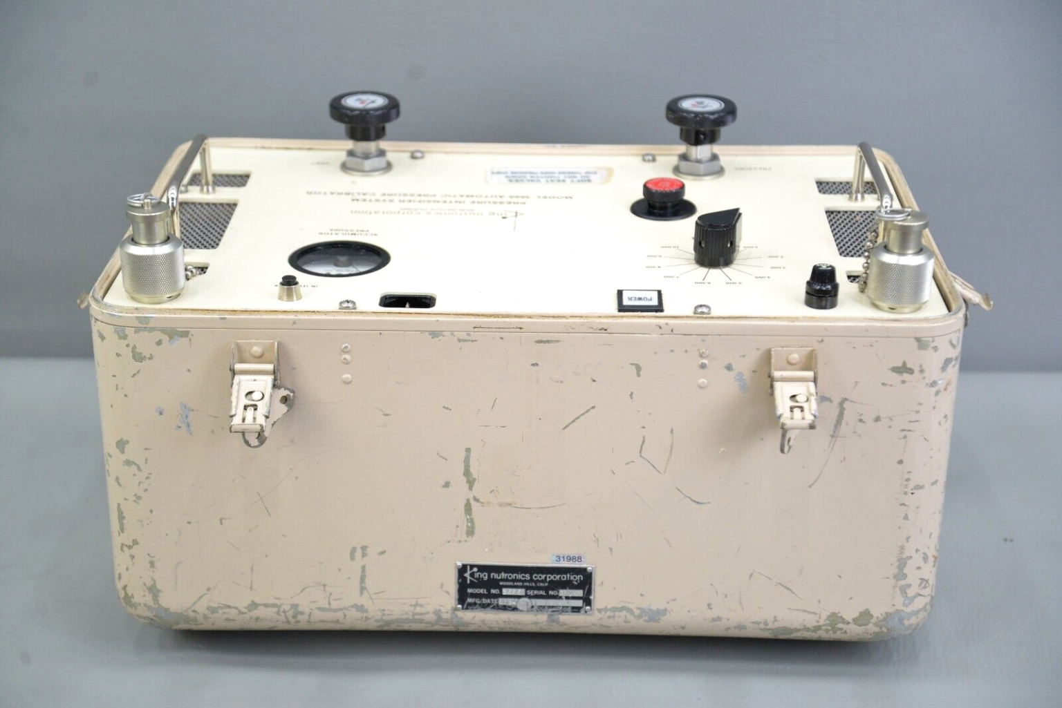 King Nutronics 3666 Automatic Pressure Calibration Intensifier System