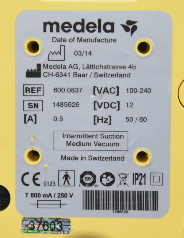 Medela Symphony 2.0 Hospital Grade Double Breast Pump 600.0837