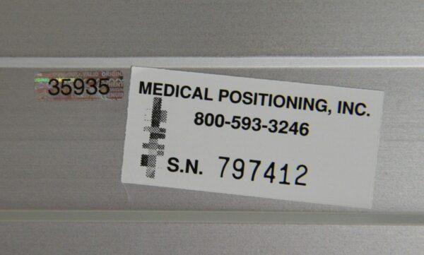 Medical Positioning Inc. MPI 2084 Ultrasound Echo Table W/Remote