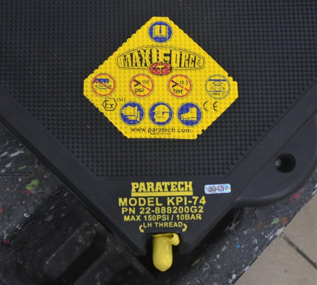 New Paratech KPI74 Maxiforce 37" x 37" Air Lifting Bag 22888200G2 Max