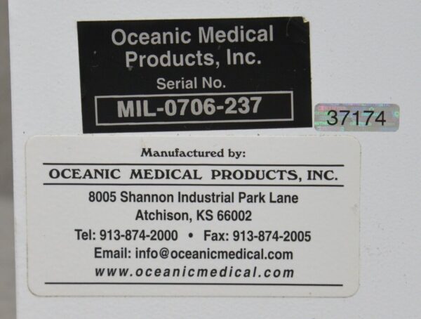 Oceanic Medical Magellan-2200 Model-2 Anesthesia Machine