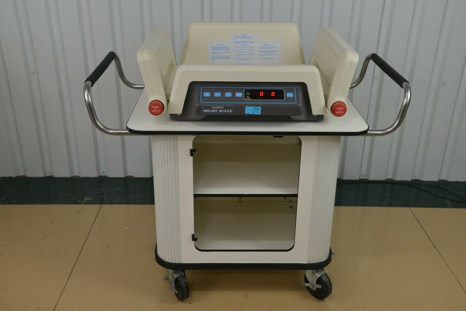 Olympic Smart Scale Model 56350 Pediatric Scale w/ Cart ...