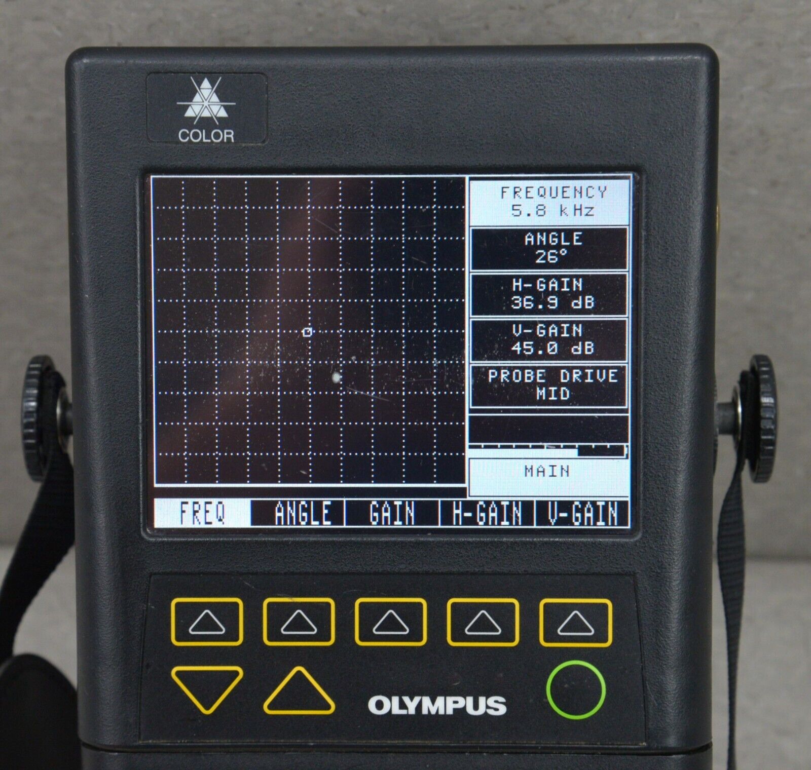 Olympus NDT Nortec 2000D+ USAF Type II Flaw Detector Kit W/ Accessories