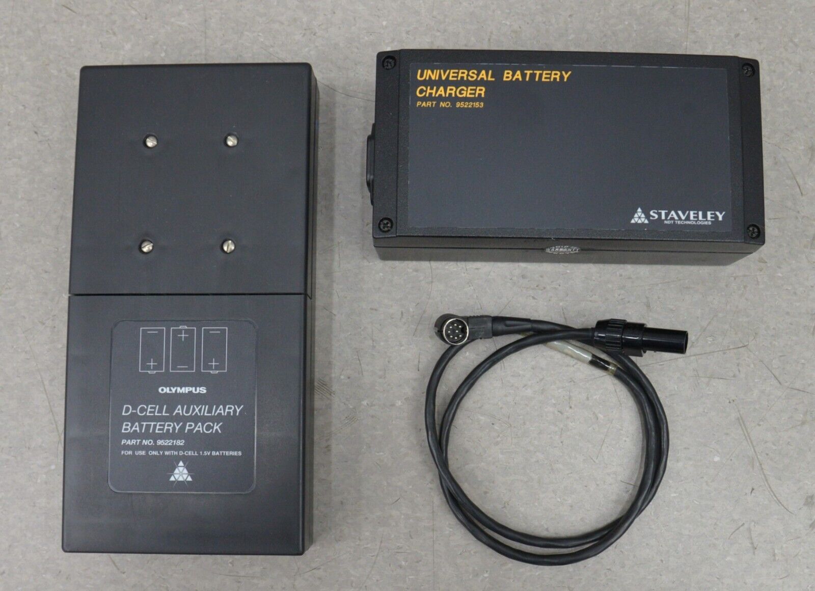 Olympus NDT Nortec 2000D+ USAF Type II Flaw Detector Kit W/ Accessories