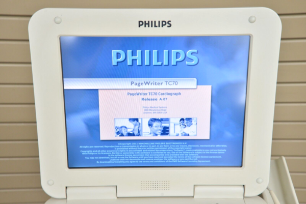 Philips PageWriter TC70 Diagnostic ECG Machine with Wireless Report Sequence