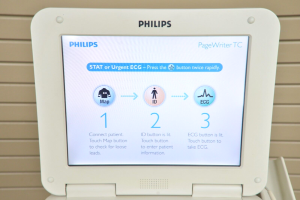 Philips PageWriter TC70 Diagnostic ECG Machine with Wireless Report Sequence