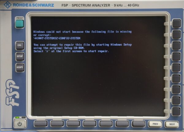 Rohde & Schwarz FSP Spectrum Analyzer (9kHz-40GHz) 1164.4391.38
