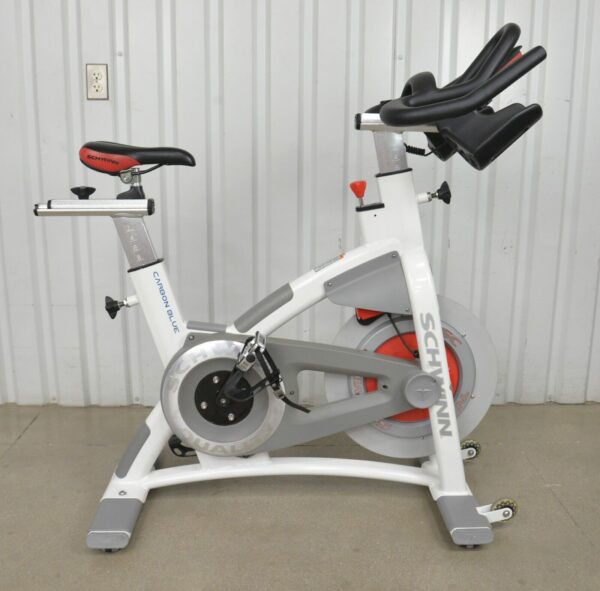 Schwinn AC Performance Plus Carbon Blue Indoor Cycling Bike w/Echelon2 MPower