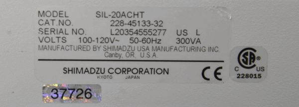 Shimadzu Prominence High Performance Liquid Chromatography System