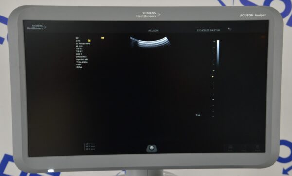 Siemens Acuson Juniper Ultrasound System 11335791 2019 W/ 10MC3 & 5C1 Transducers