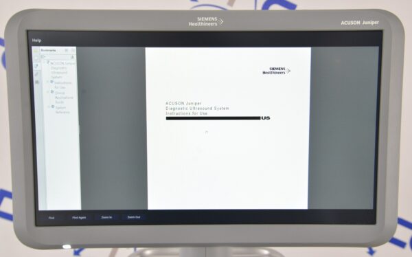 Siemens Acuson Juniper Ultrasound System 11335791 2019 W/ 10MC3 & 5C1 Transducers