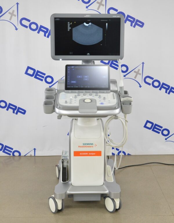 Siemens Acuson Juniper Ultrasound System 11335791 2019 W/ 10MC3 & 5C1 Transducers
