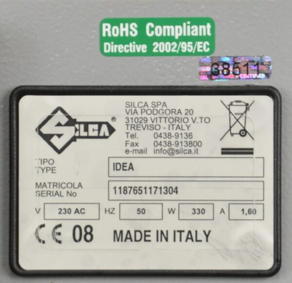Silca Idea Electronic Automatic Key Cutting Machine
