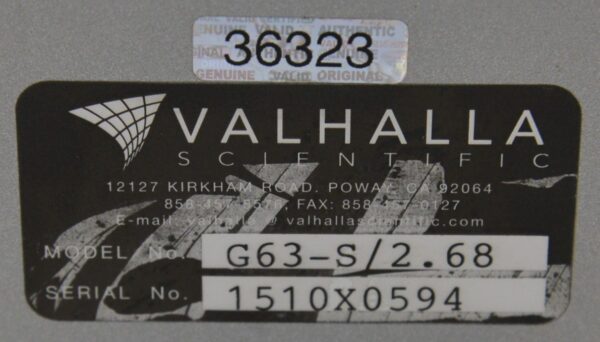 Valhalla Scientific G63-S/2.68 Body Composition Scale