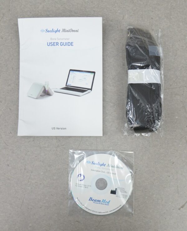 BeamMed Sunlight MiniOmni Portable Bone Densitometer Sonometer W/ Case