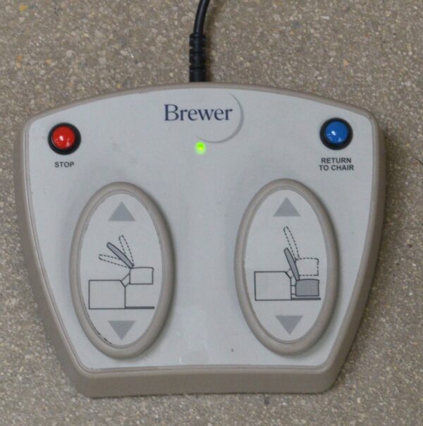 Brewer 6500 Access High-Low Exam Table Power Back W/ Foot Switch