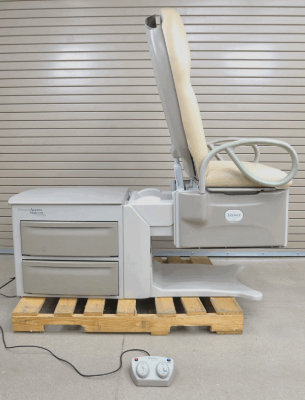 Brewer 6500 Access High-Low Exam Table Power Back W/ Foot Switch