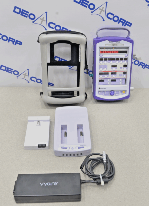 CareFusion Revel Transport Ventilator W/ Power Adapter & 2 batteries