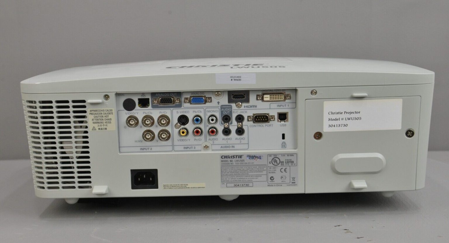 Christie LWU505 Full HD LCD 1080p Theater Projector Rhino Trade LLC
