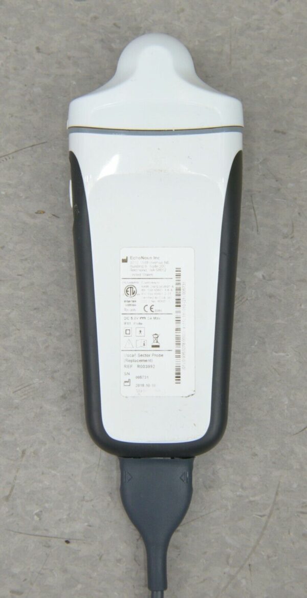 EchoNous Uscan Sector Probe R003992 W/ HP Pro Slate 8 Tablet & Cart