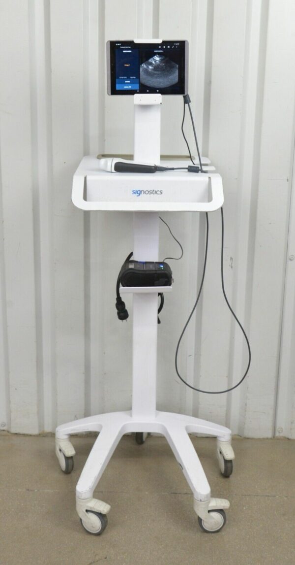 EchoNous Uscan Sector Probe R003992 W/ HP Pro Slate 8 Tablet & Cart