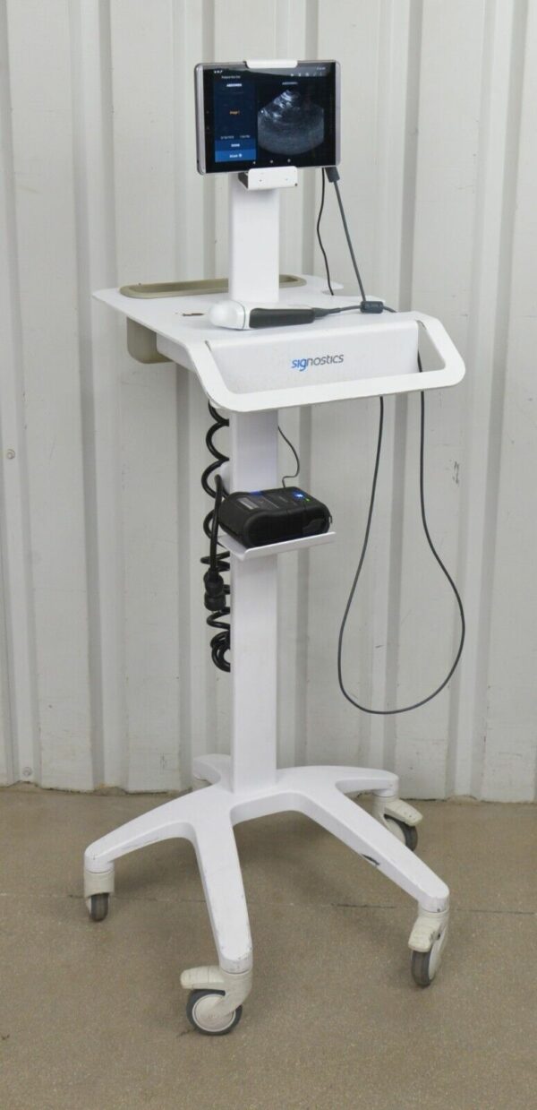 EchoNous Uscan Sector Probe R003992 W/ HP Pro Slate 8 Tablet & Cart