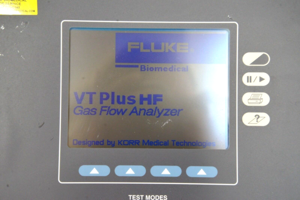 Fluke Biomedical VT Plus/BIO HF Gas Flow Analyzer Ventilator
