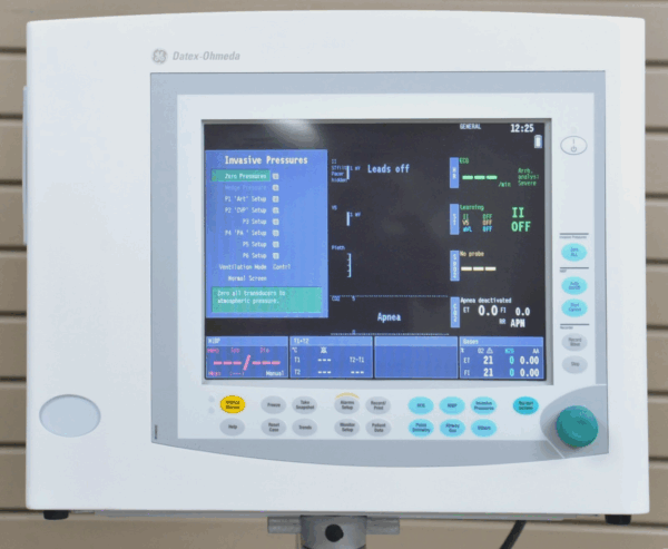 GE Datex-Ohmeda N-MRI2-01 Patient Monitor MRI W/ Nellcor, NiBP, CO2, & 3-Lead