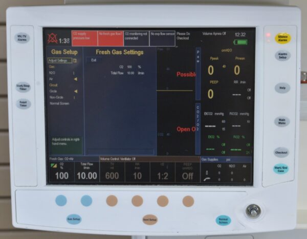 GE Datex Ohmeda S/5 Avance Anesthesia Machine1009-9002-000