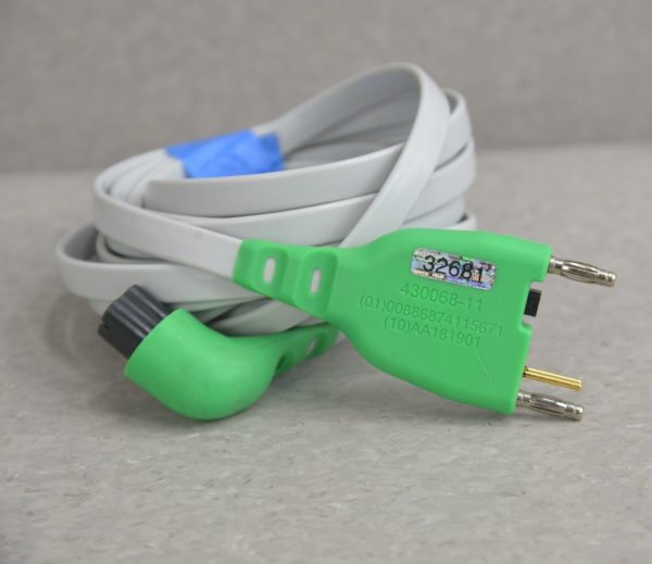 Lot of 2 Intuitive Da Vinci 430068-11 SP Shielded Monopolar Cautery Cord