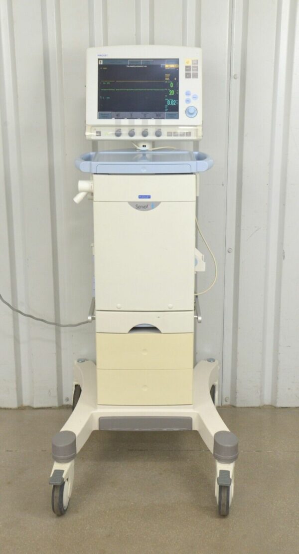 Maquet 6487800 Servo-I Critical Care AB Ventilator 6449701 W/ 6696947 Cassette