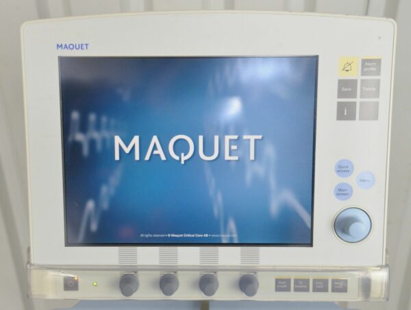 Maquet 6487800 Servo-I Critical Care AB Ventilator 6449701 W/ 6696947 Cassette