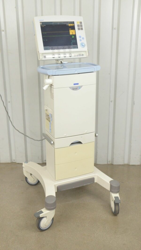 Maquet 6487800 Servo-I Critical Care AB Ventilator 6449701 W/ 6696947 Cassette