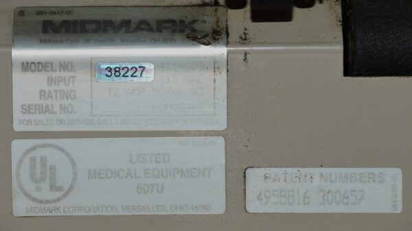 Midmark 411-003 Power Exam Chair And Foot Pedal