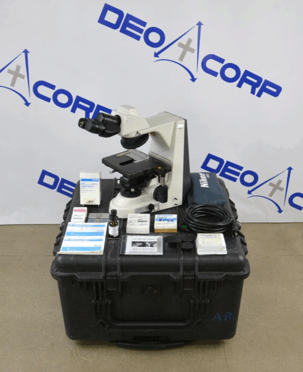 Nikon Eclipse 50i Upright Microscope W/ Nikon Binocular Head & Accessories