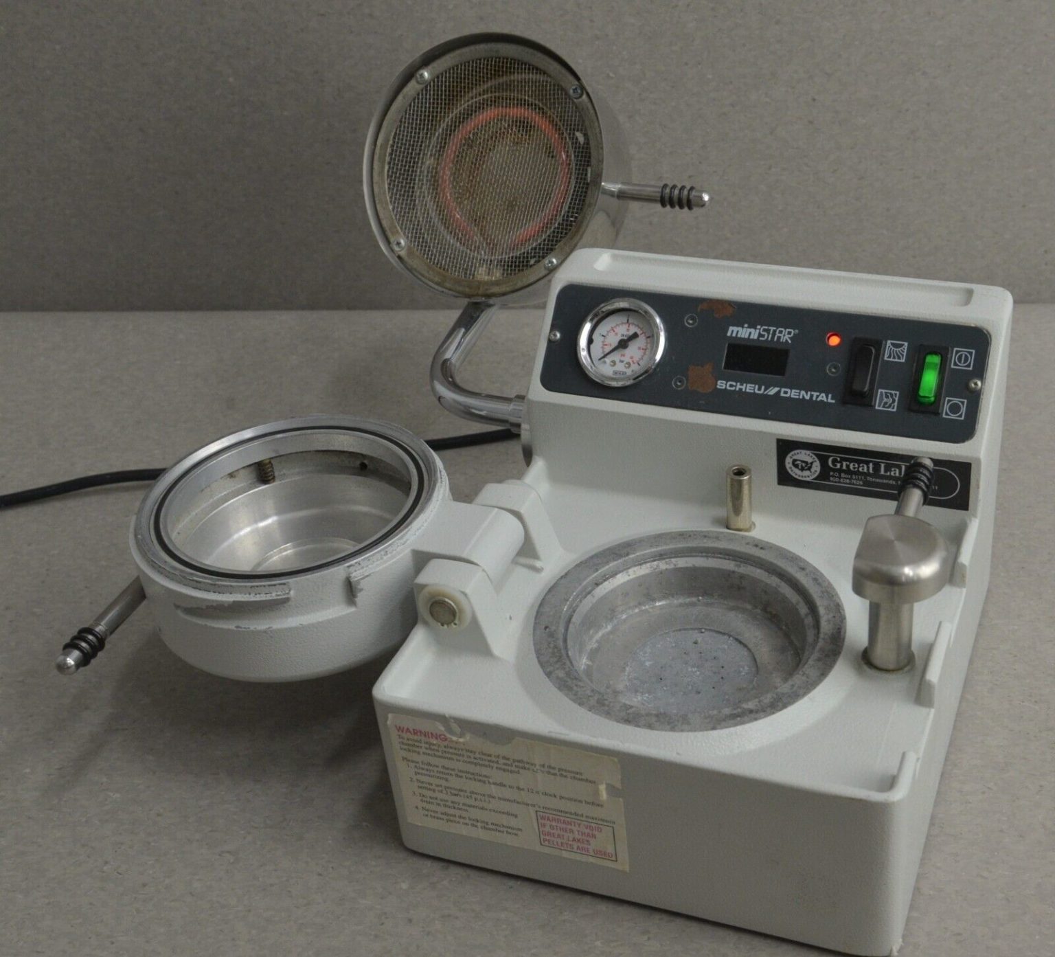 ScheuMiniStar Dental Lab Pressure Molding Unit Rhino Trade LLC