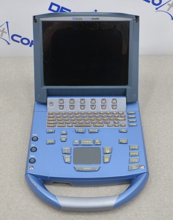 SonoSite MicroMaxx Portable Ultrasound System W/ Triple Transducer Connector & Rolling Cart