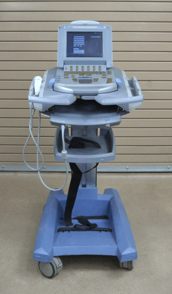 SonoSite Titan High-Resolution Ultrasound System W/ C15/4-2 MHz Transducer Prob & Cart