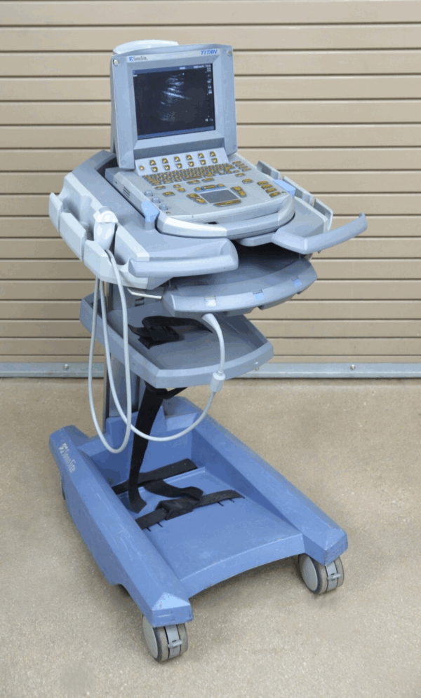 SonoSite Titan High-Resolution Ultrasound System W/ C15/4-2 MHz Transducer Prob & Cart