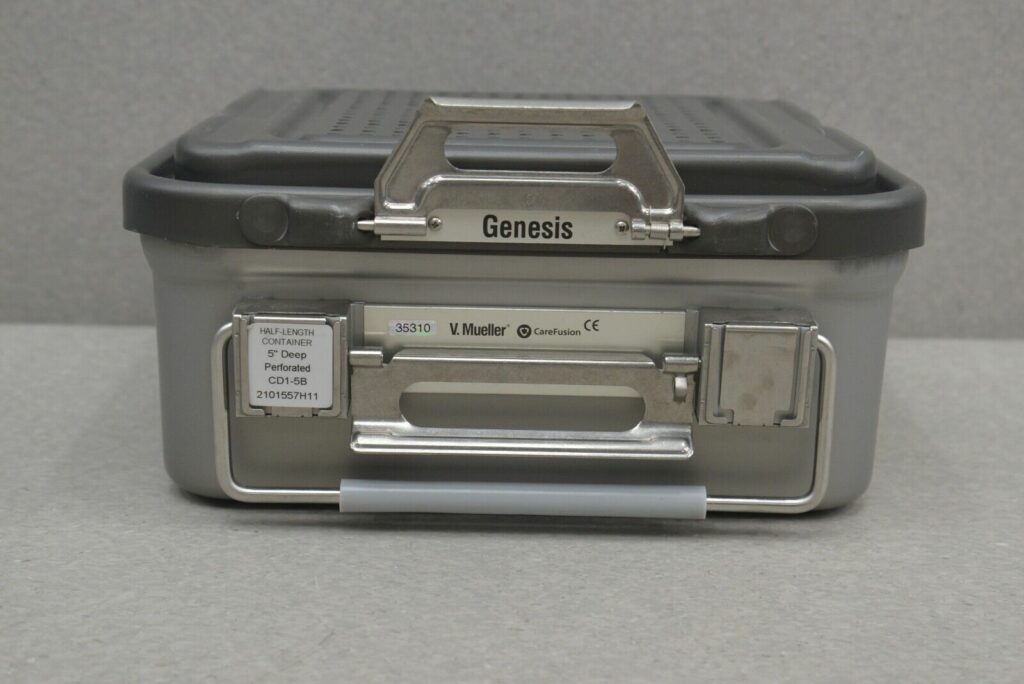 V.Mueller CD15B Genesis CareFusion Sterilization Container 5" Deep