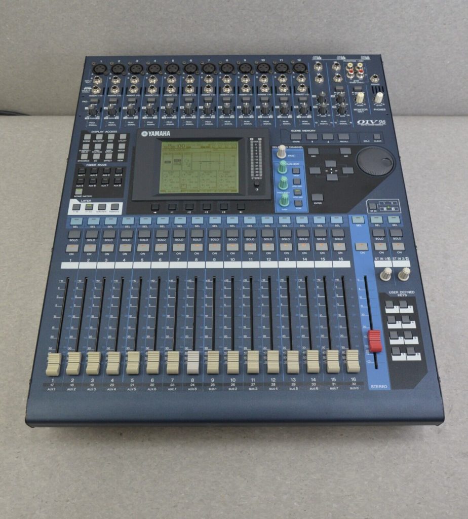 Yamaha 01v96 32 channel digital recording mixer rhino trade llc