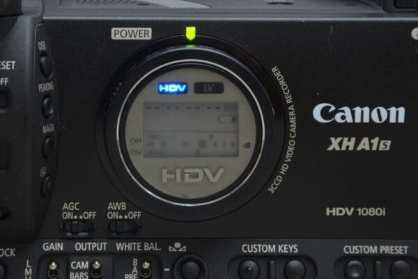 Canon XH A1S A HDV 1080i MiniDV 20x Zoom Camcorder With Battery