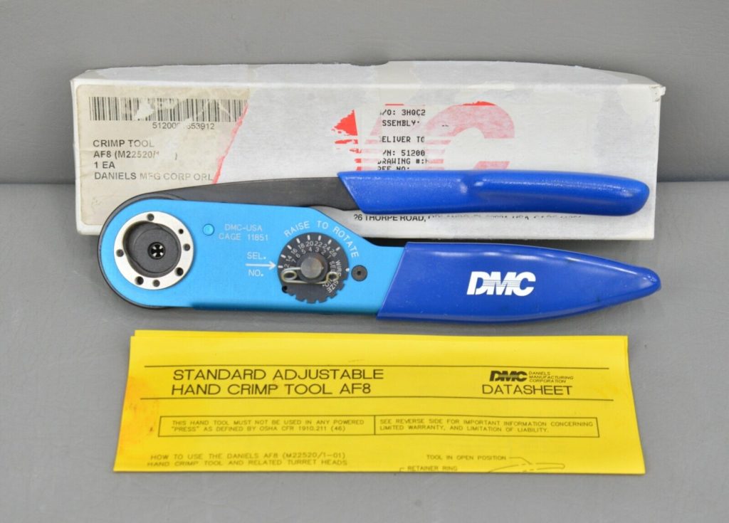 DMC M22520/101 AF8 Adjustable Crimp Tool Rhino Trade LLC
