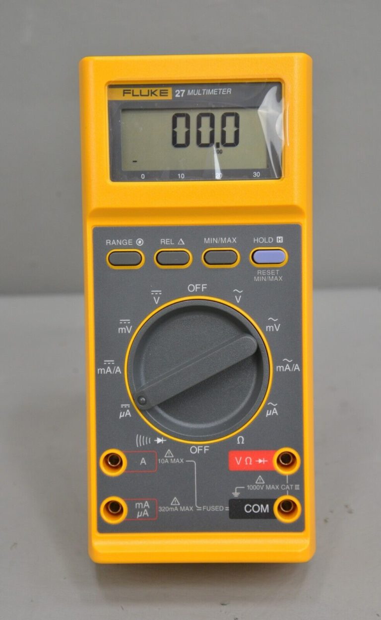 Fluke 27 Multimeter with Probes & Case 85RF 80K6 HV Rhino Trade LLC