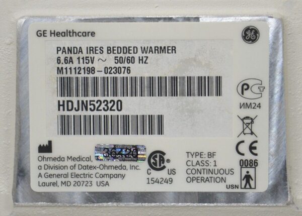 GE Healthcare Panda Ires Bedded Baby Warmer