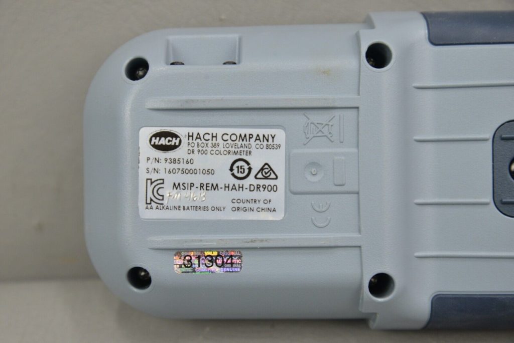 Hach DR 900 Multiparameter Portable Colorimeter P/N 9385160 Rhino