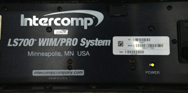Intercomp LS700 WIM/PRO Low Speed Portable Weigh-In-Motion Truck Scale System