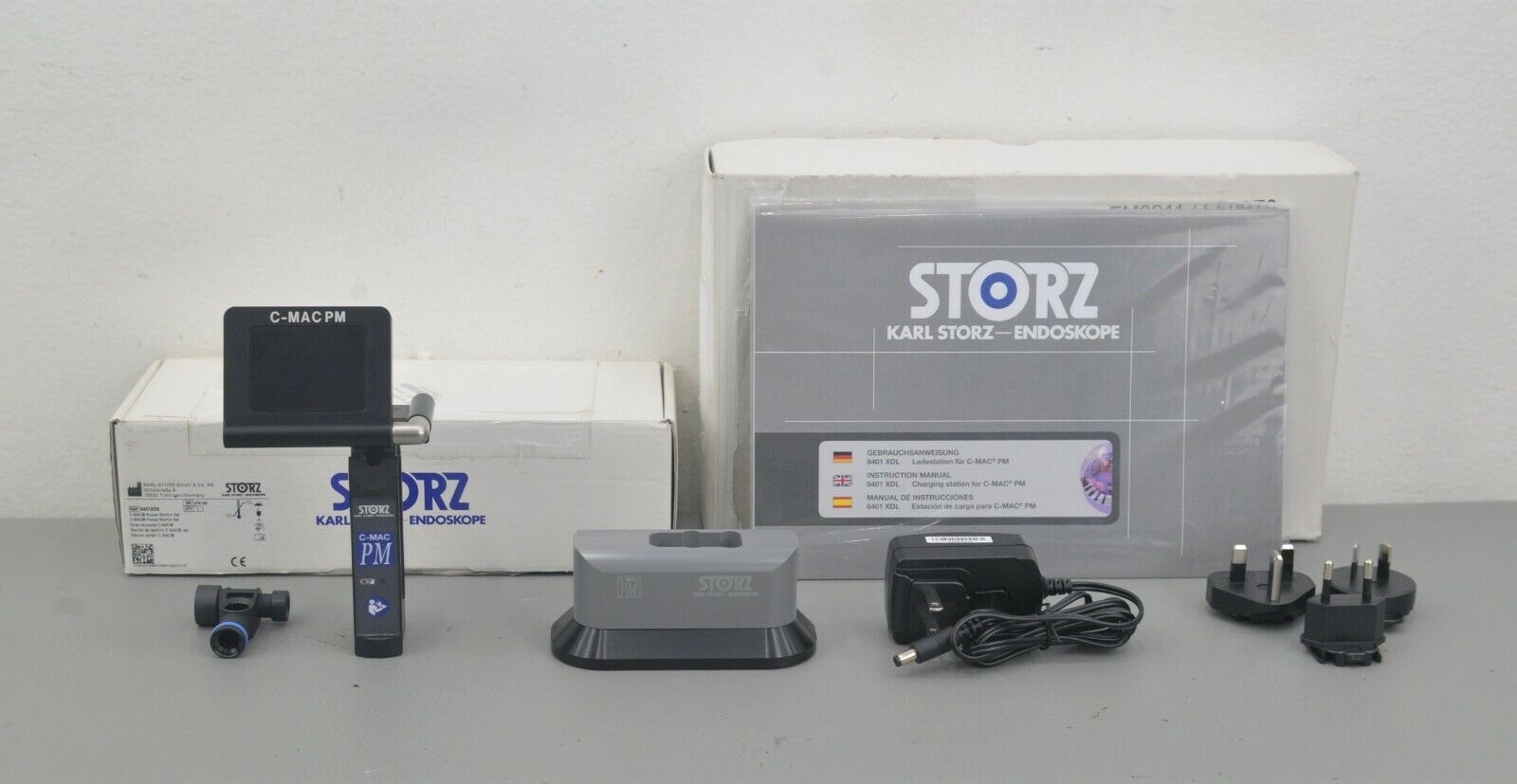 Karl Storz 8401XDK CMAC Laryngoscope Pocket Monitor w New 8401XDL